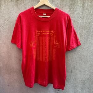 Vintage Tee Shirt James Monroe High School Class of 1994 Short Sleeve Red Size L